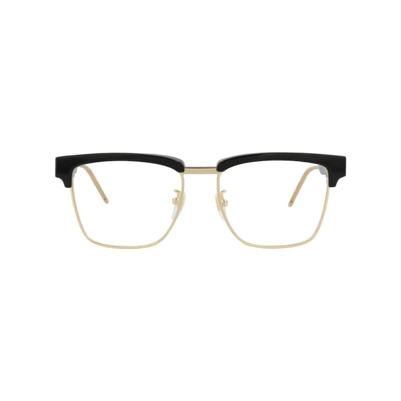 Gucci Square-Frame Acetate Optical Frames - Black Black Transparent - Black