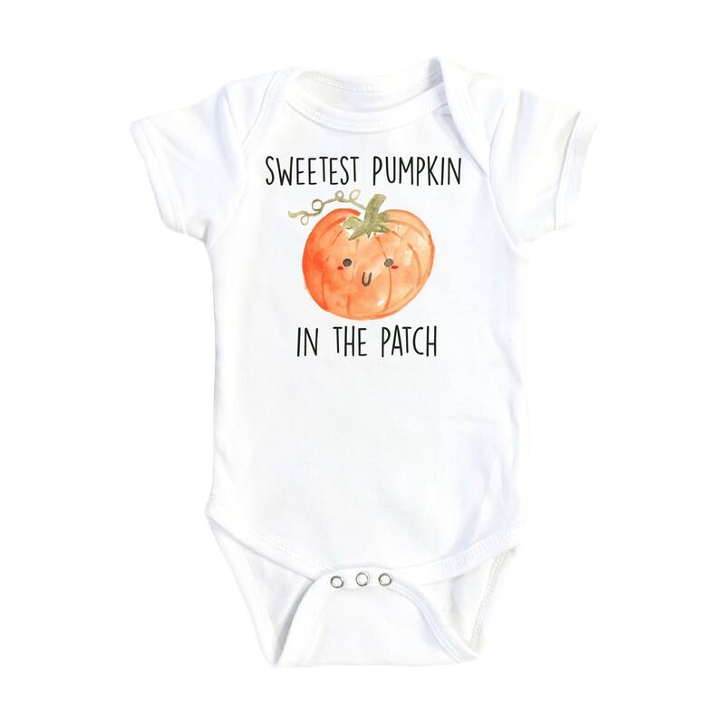 Pumpkin Sweet Fall - Baby Boy Girl Clothes Infant Bodysuit Funny Cute Newborn - Natural - Newborn