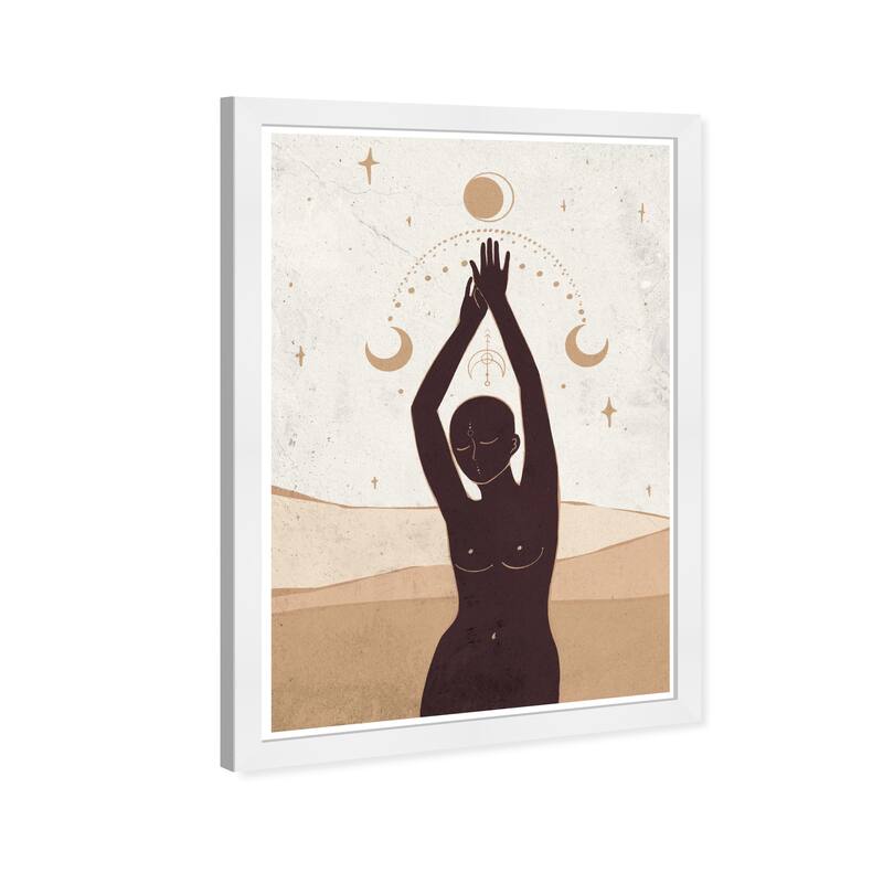 Wynwood Studio Prints Astronomy and Space Reach For the stars White and Modern & Contemporary Wall Art Canvas Print
