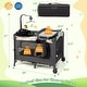 preview thumbnail 4 of 32, Costway 3-in-1 Convertible Portable Baby Playard Newborn Napper Height - See Details