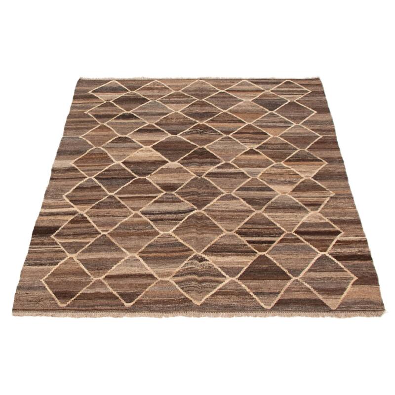 Sivas Brown Kilim 5'1" x 6'6" - 5'1 x 6'6