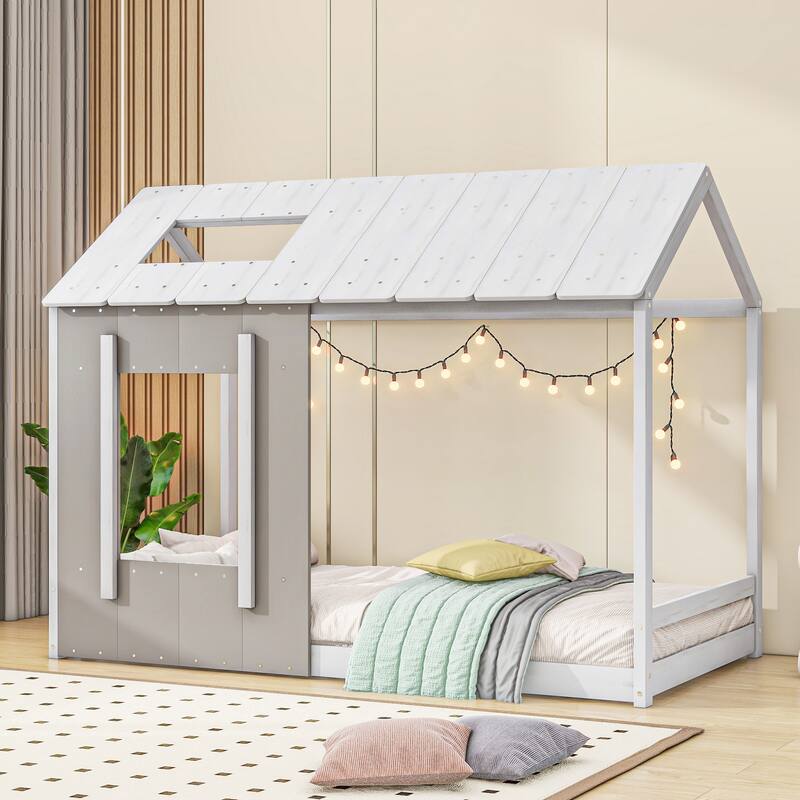 House Platform with Roof and Window