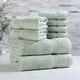 preview thumbnail 16 of 138, Superior Heritage Egyptian Cotton Absorbent 8-Piece Towel Set Sage