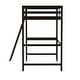 preview thumbnail 17 of 60, Traditional Wood Slat Loft Bed with Integrated Desk & Ladder