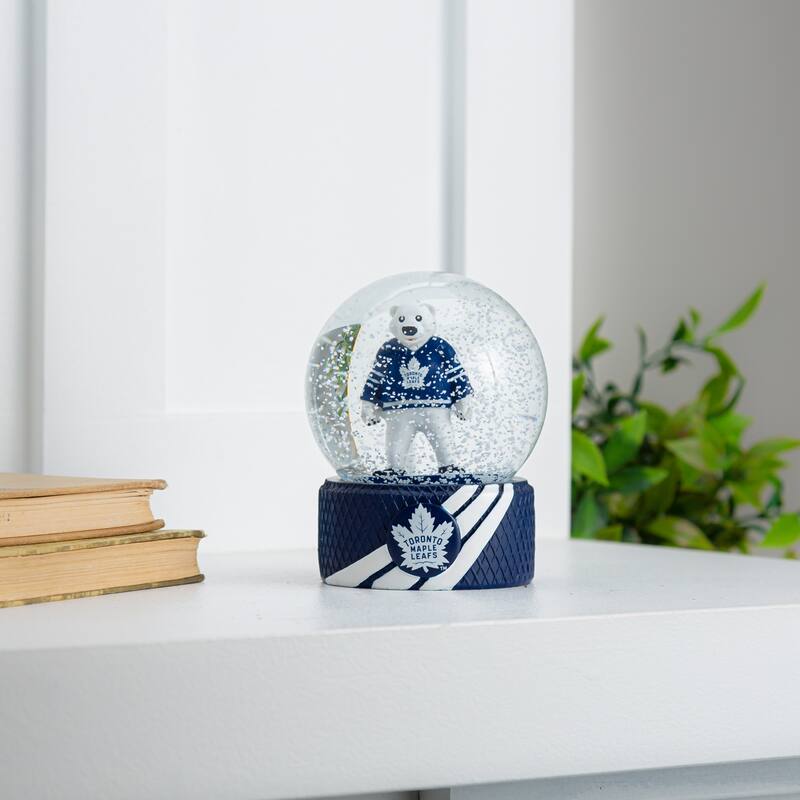 Toronto Maple Leafs 5 in. Glass Tabletop Snow Globe