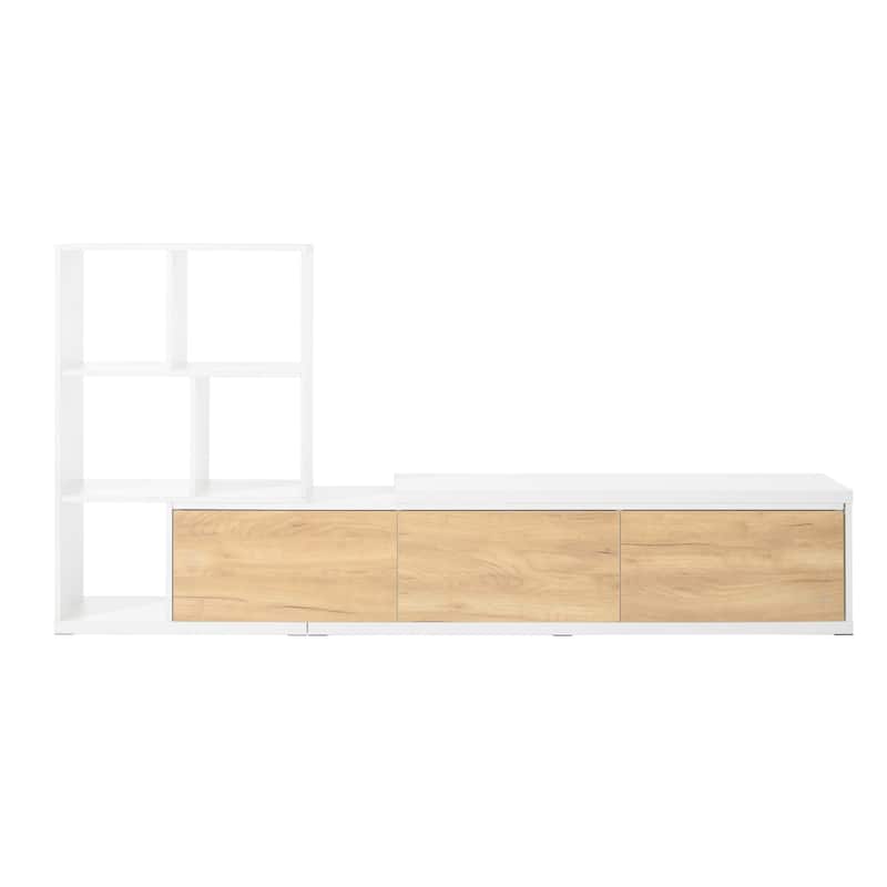 74.8''-126'' Extendable TV Stand for TVs up to 110''