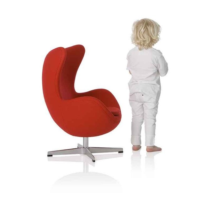 Kids Red Egg Chair 33