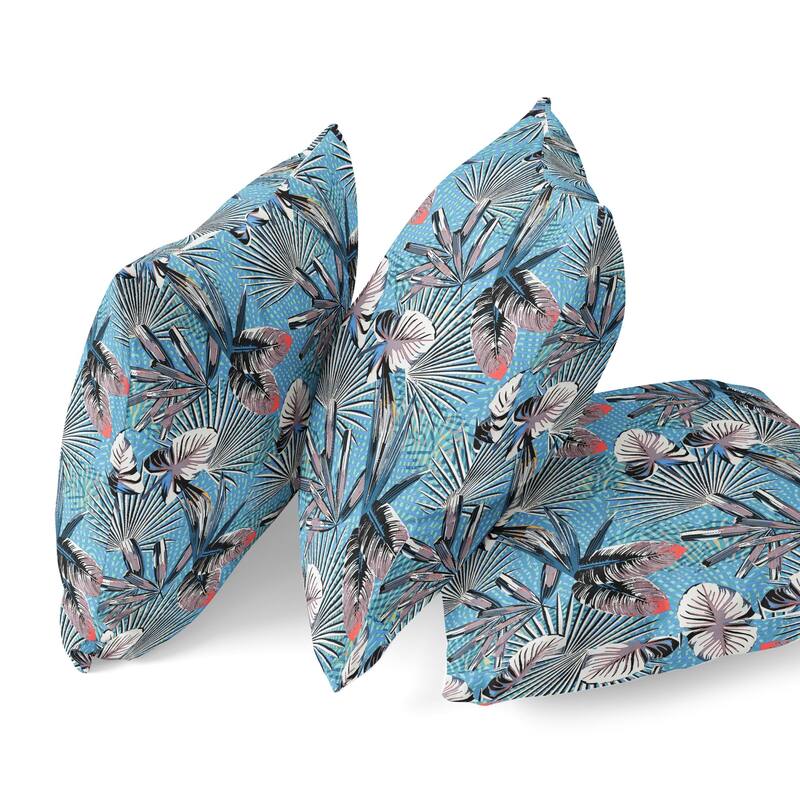 Amrita Sen Plant Illusion Faux Suede Throw Pillow