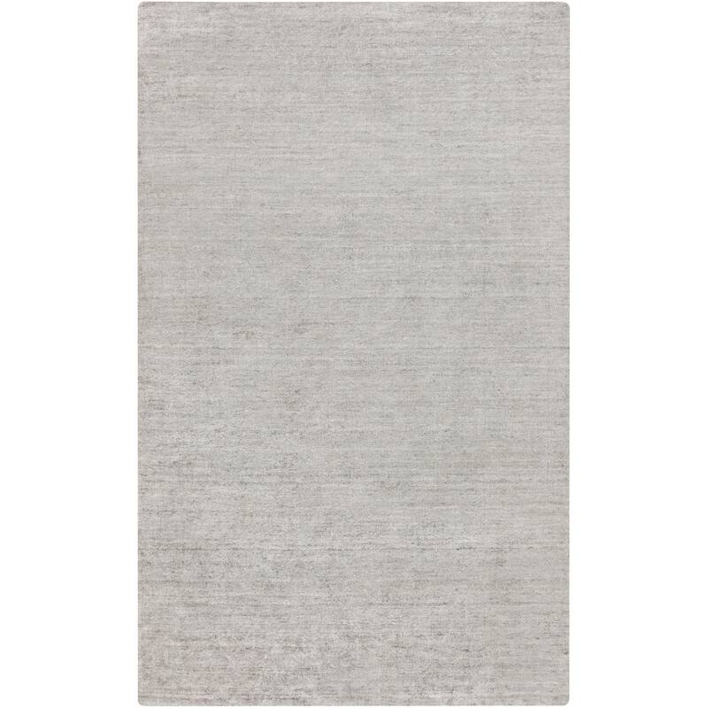 Hand-woven Dan Solid Viscose Area Rug