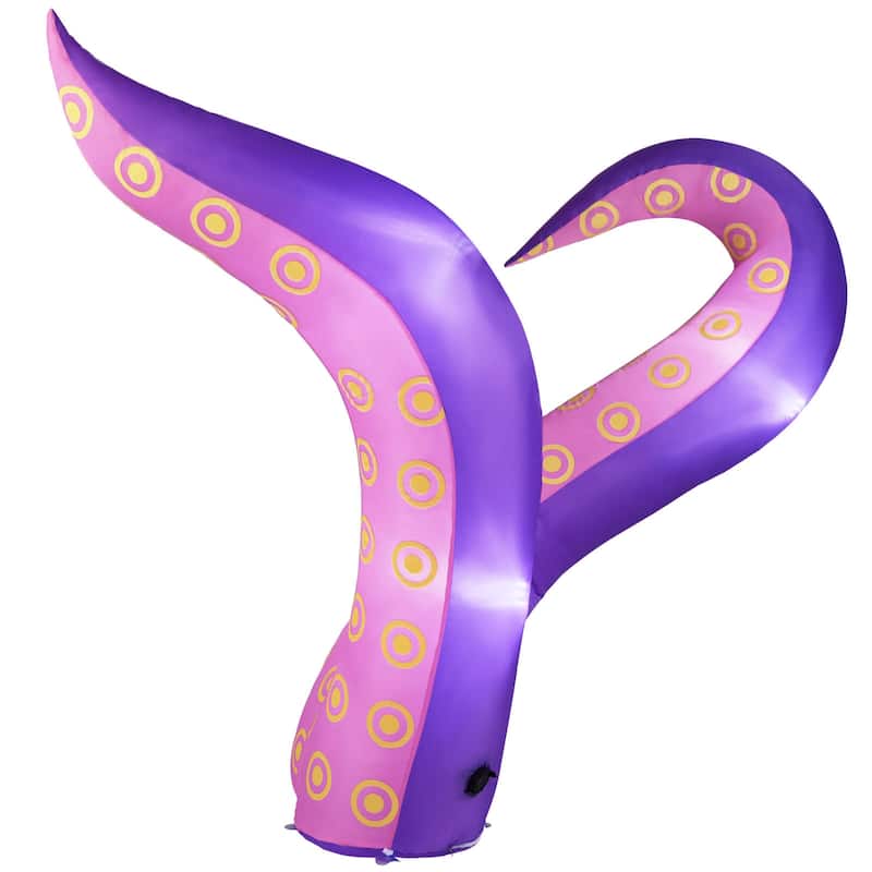 Costway 6.5 Ft Inflatable Tentacles Blow up Octopus Legs Window - as pic shows - See Details
