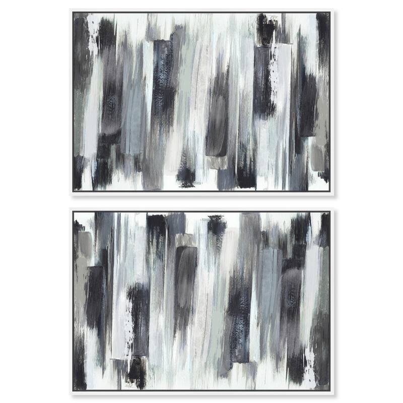 Simple Pink Look Canvas by Art Remedy - 24" x 36" - White