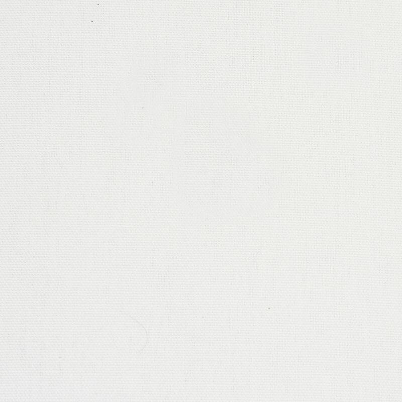 20" White and Orange Bordered Flange Frame Square Throw Pillow