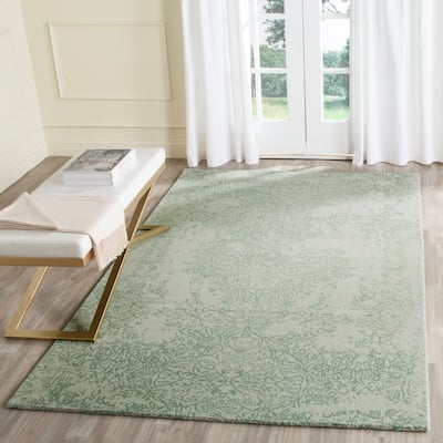 SAFAVIEH Handmade Restoration Vintage Distressed Boho Olegaria Oriental Wool