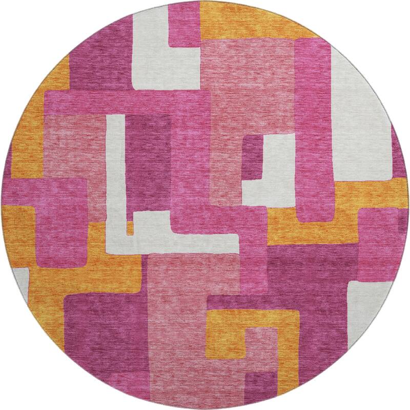 Premium Washable Super Soft Geo Casual Mayfield Rug