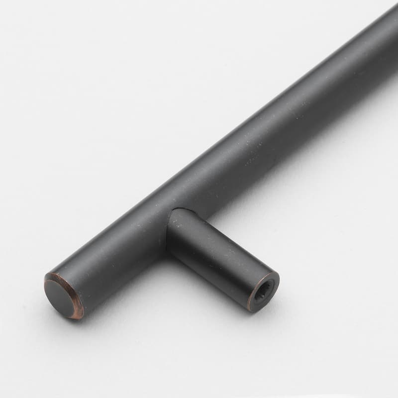 GlideRite 6-inch Oil-rubbed Bronze Solid Steel Cabinet Bar Pulls (Pack of 10)