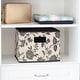 preview thumbnail 5 of 4, Fabric Storage Bin with Handle