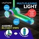 preview thumbnail 3 of 52, 3-Wheel Kids Scooter with Multi-Color Lights on Deck & Wheels – 5-Height Adjustable Handlebar,