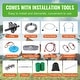 preview thumbnail 8 of 9, VEVOR Zipline Kit for Kids and Adult Playground Entertainment with Stainless Steel Zipline