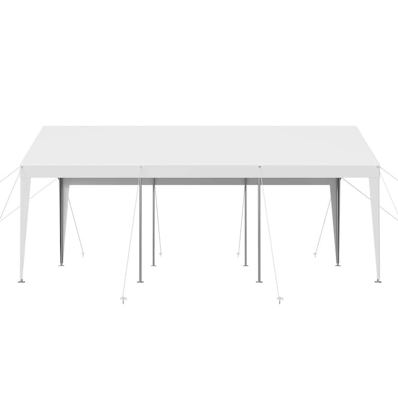 Galvanized Steel Portable Garage with Car Canopy and Sidewalls