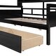 preview thumbnail 8 of 37, Twin Size Daybed with Drawers, Wood Twin Daybed with Bedside Shelf