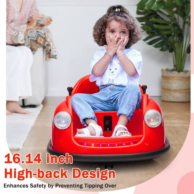 12V Kids Ride On Bumpin Bumper Car 360 Degree Spin