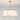 Rennnsan 4-Light Modern Farmhouse White Fabric Round Pendant Light for Dining Room - 23.6 in. W x 15.7 in. H