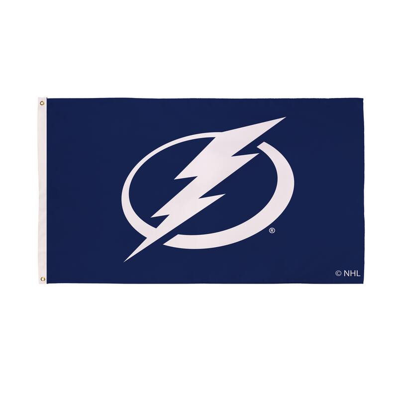 Tampa Bay Lightning Single Sided Flag w/ 2 Grommets, 3'x5'