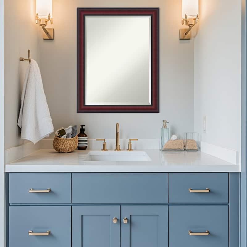 Dalat Beveled Framed Bathroom Vanity Wall Mirror