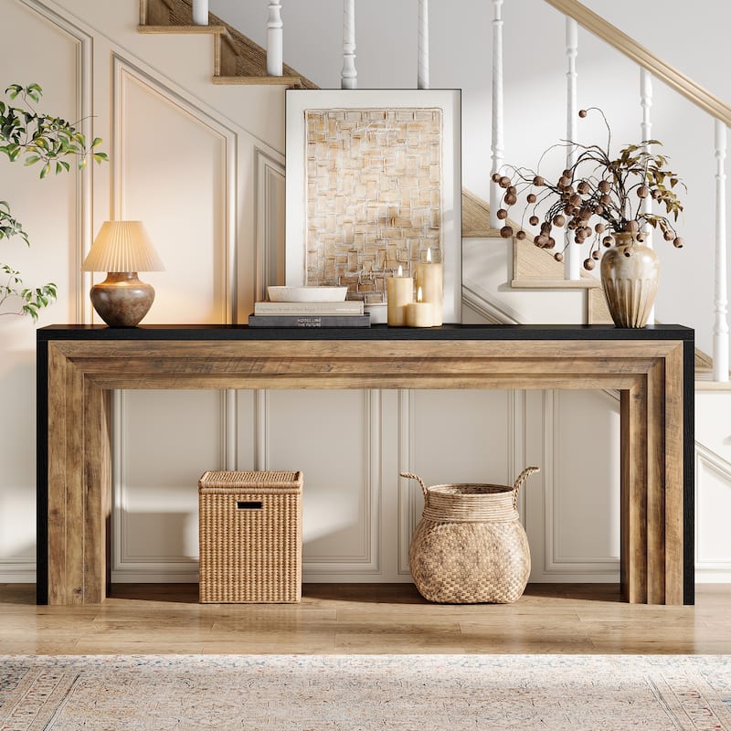 70.9 Inches Long Farmhouse Console Table for Entryway Hallway