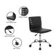 preview thumbnail 12 of 39, Home Office Desk Chair Task Chairs Swivel Ribbed Task Vanity Chair