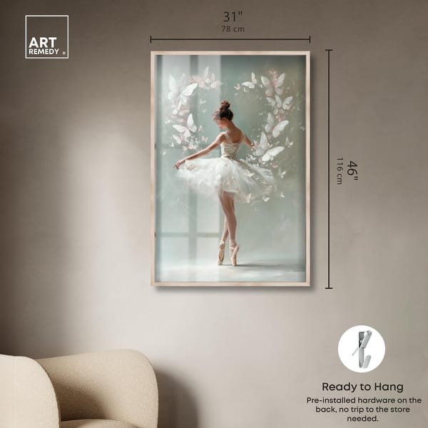 Flutter Ballerina II Glam Art Shadowbox Print by Art Remedy - Bed Bath ...