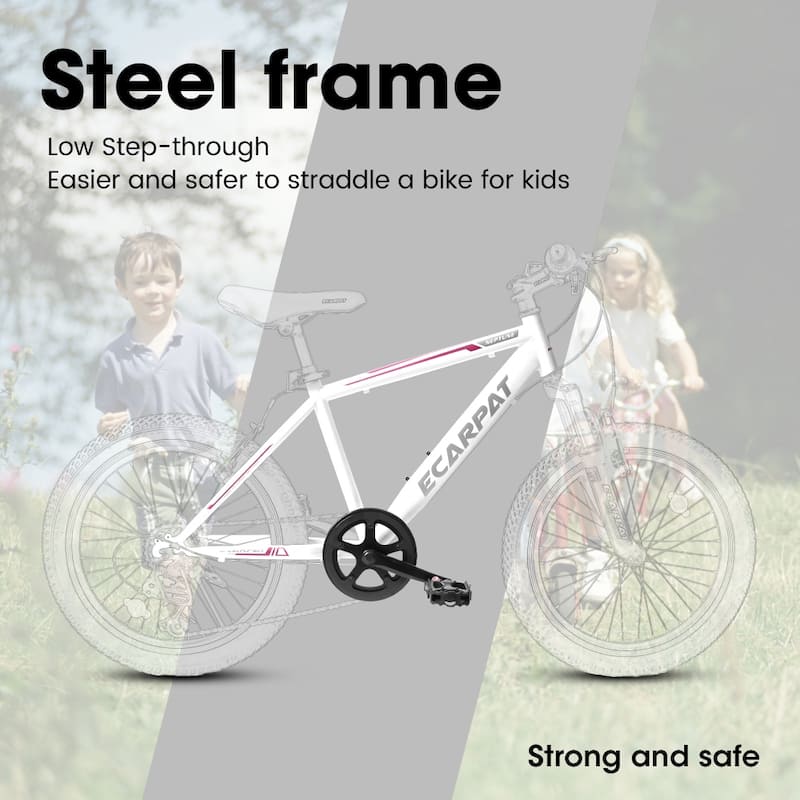 20 in Kids Montain Bike Gear Shimano 7 Speed Bike for Boys and Girls