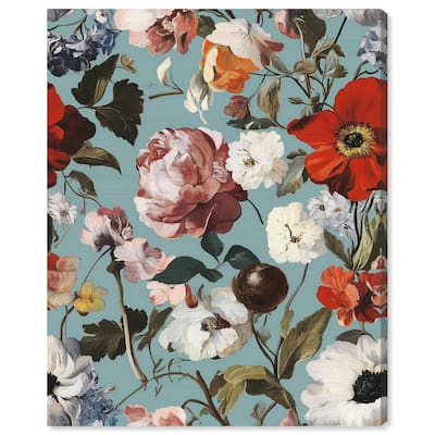 Floral Tapestry I Canvas by Art Remedy, Gallery Wrapped
