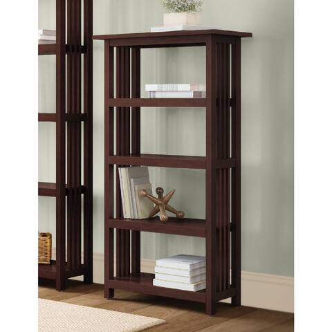 Copper Grove Boutwell Classic Mission Wood 48-inch Bookcase with 4 Shelves