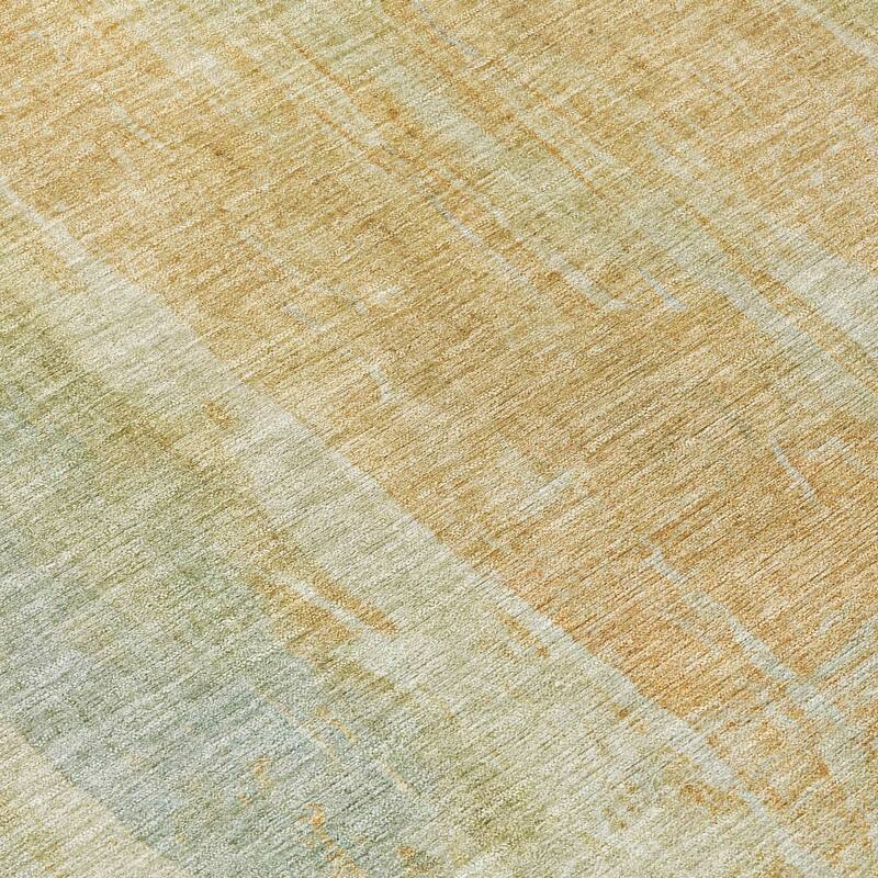 Machine Washable Indoor/ Outdoor Vintage Ombre Chantille Rug