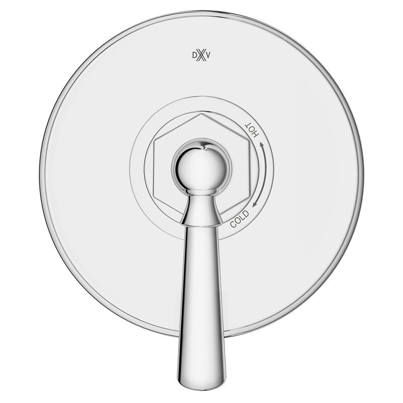 DXV Oak Hill Pressure Balance Shower Valve with Lever Handles - Polished Chrome