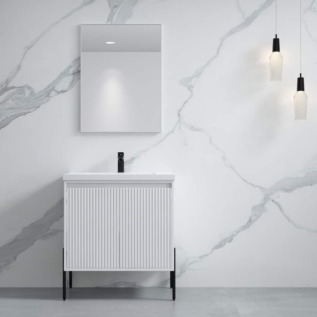 Ripple 30" Single Bathroom Vanity Kit (Assembly Required)