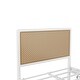preview thumbnail 6 of 21, Gold Metal House Bed with Roof and Slat Support, Full Size