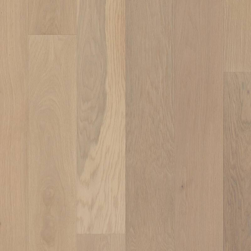 Shaw SW772 Repel 7" Wide Wire Brushed Engineered White Oak Hardwood - Anthem