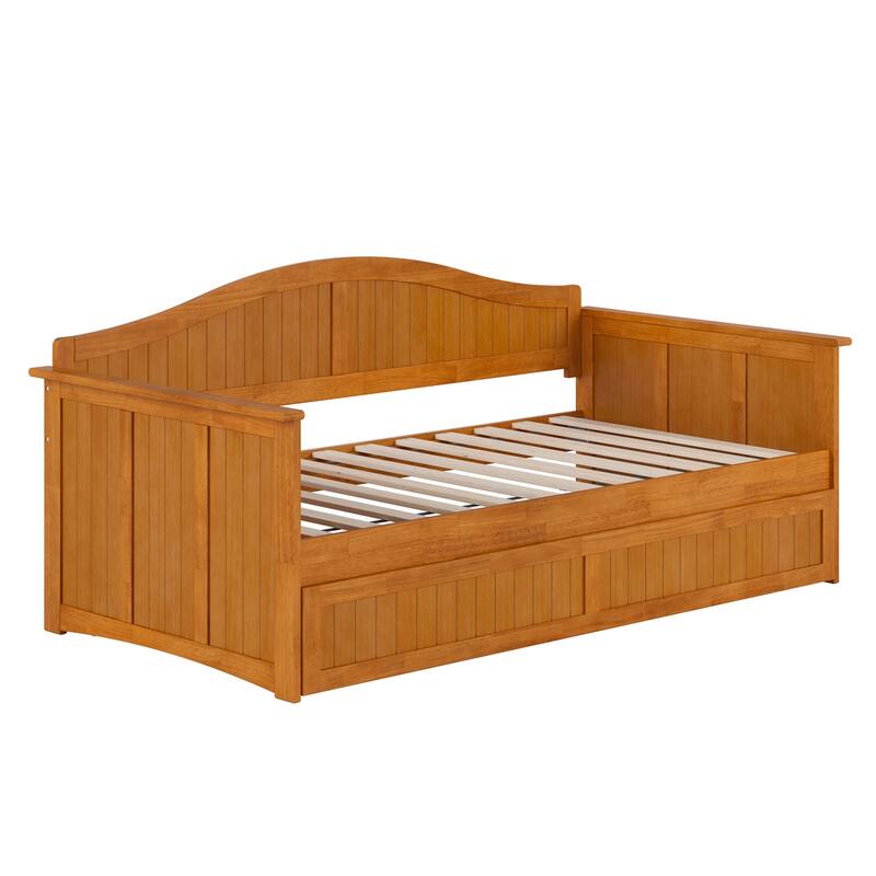 Nantucket Twin Wood Daybed with Twin Size Trundle