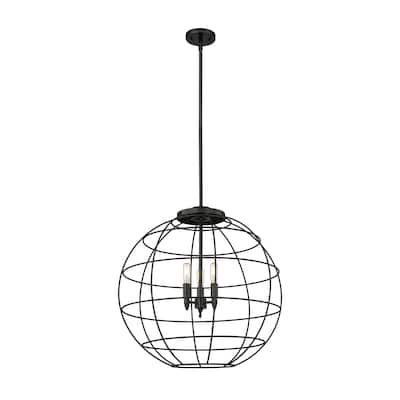 Innovations Lighting Lake Placid - 3 Light 22" Stem Hung Pendant