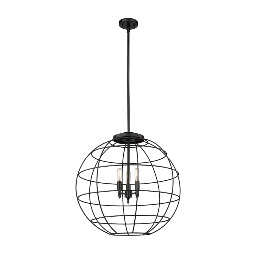 Innovations Lighting Lake Placid - 3 Light 22" Stem Hung Pendant