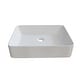 preview thumbnail 5 of 9, Lyra Bench Mount Ceramic Rectangular Vessel Bathroom Sink