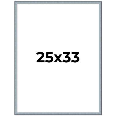 25x33 Frame Rustic Sky Blue Solid Wood Picture Frame | 0.75 Inch