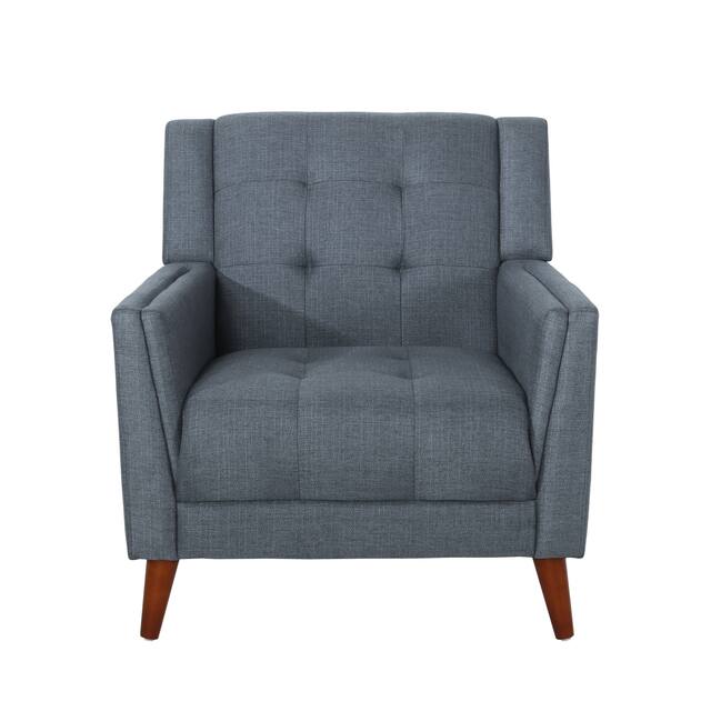 Candace Mid-century Modern Armchair by Christopher Knight Home - 32.28"W x 31.50"L x 32.68"H