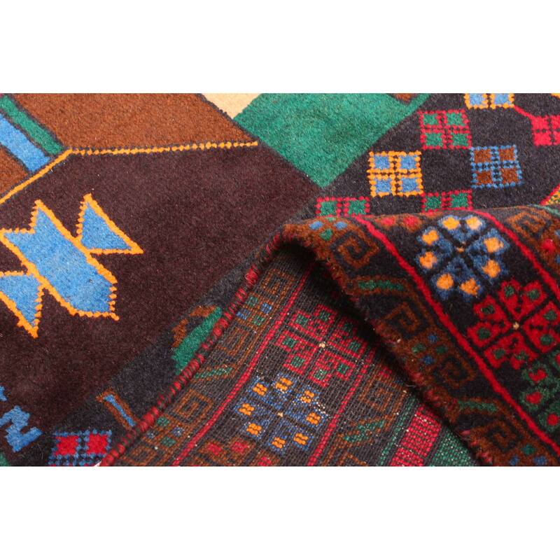 ECARPETGALLERY Hand-knotted Teimani Red Wool Rug - 2'10 x 4'6