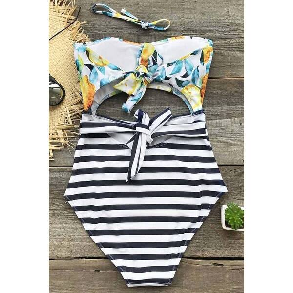 Shop Qzunique Women S Sexy Lace Up Hollow Out Bikini Plus Size One