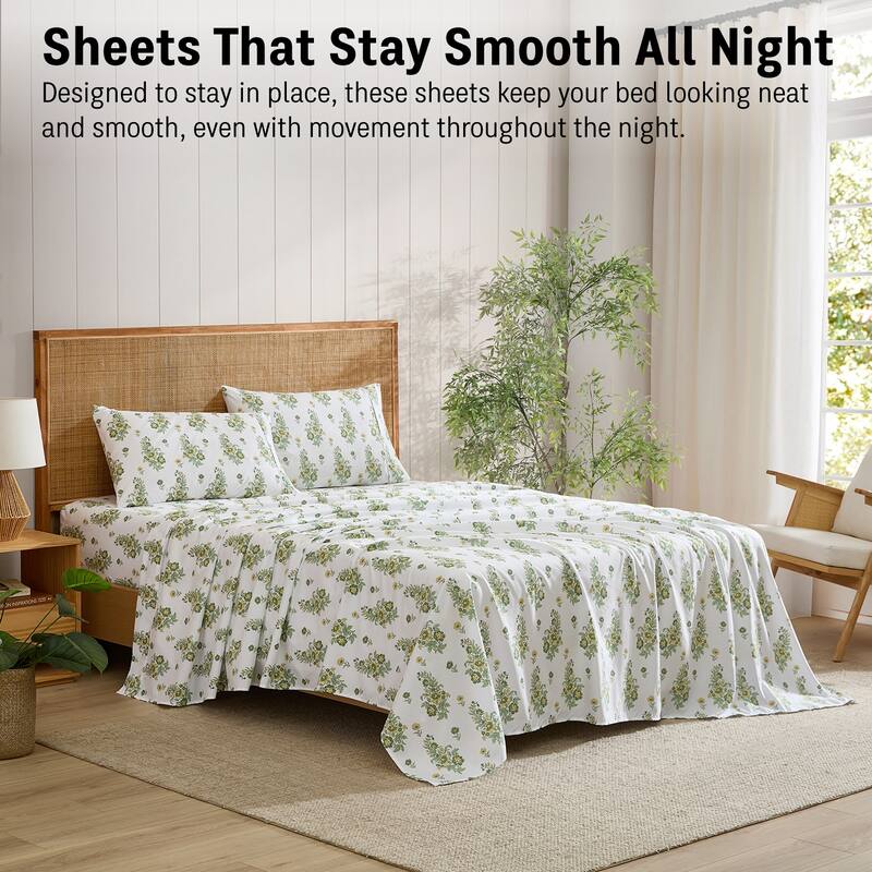 HLC.ME Floral Printed Ultra Soft Bed Sheets Set