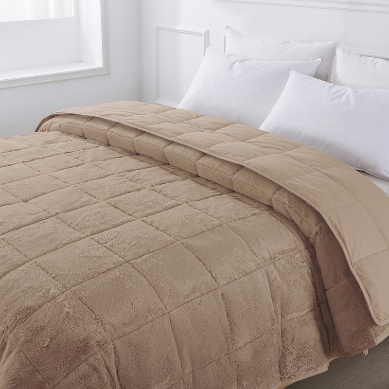 Cozy Down Alternative Reversible Blanket