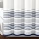 preview thumbnail 15 of 24, Lush Decor Nantucket Yarn Dyed Cotton Tassel Fringe Shower Curtain